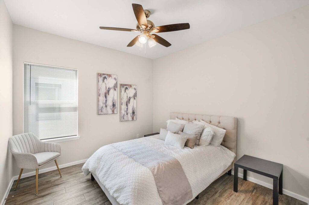 Bedroom in the El Dorado Subdivision in Edinburg, Texas
