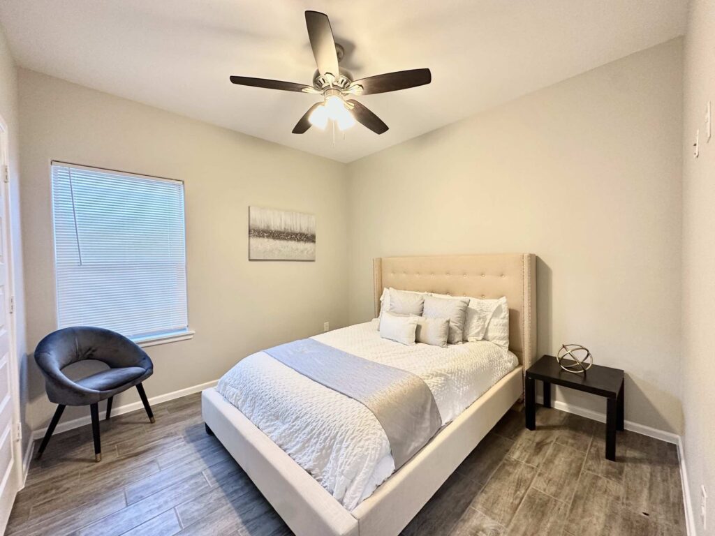 Bedroom in the Dawson Estates Fourplex in Mercedes Texas